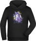 Preview: Kids horse Hoodie - purple horse head i158